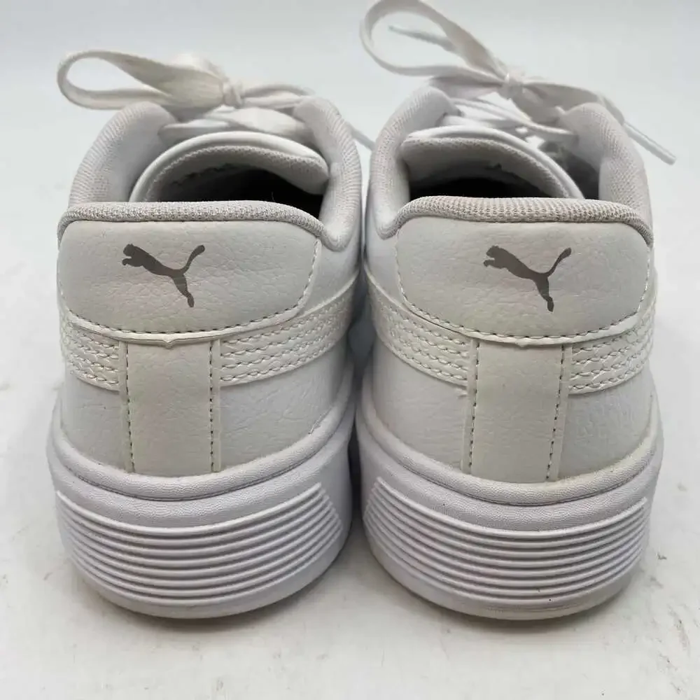 Puma White Smash V3 Platform Sneakers | Women’s Size 8.5